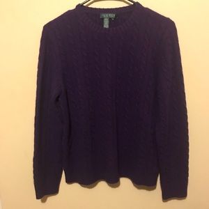 Ralph Lauren purple sweater size M